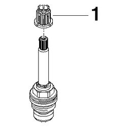 Dornbracht Oberteil Fettkammer, 1/2", 9090030500090... DORNBRACHT-9090030500090 4029011400377 (Abb. 1)