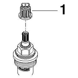 Dornbracht Oberteil für 3/4, 9090031210090... DORNBRACHT-9090031210090 4029011428944 (Abb. 1)