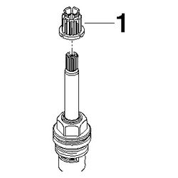 Dornbracht Oberteil rechtsschließend 1/2", 9090031370090... DORNBRACHT-9090031370090 4029011398339 (Abb. 1)