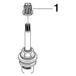 Dornbracht Oberteil für 3/4", rechtsschließend, 9090031390090... DORNBRACHT-9090031390090 4029011403934 (Abb. 1)