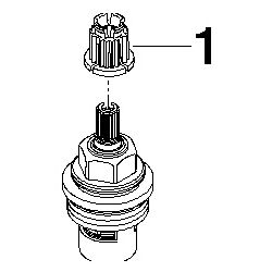 Dornbracht Oberteil rechtsschließend 3/4", 9090031450090... DORNBRACHT-9090031450090 4029011478710 (Abb. 1)