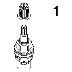 Dornbracht Oberteil rechtsschließend, 7mm, 1/2", 9090031530090... DORNBRACHT-9090031530090 4029011434396 (Abb. 1)