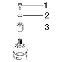 Dornbracht Temperieroberteil, Lifetime progressiv 180 Grad, 9090031620090... DORNBRACHT-9090031620090 4029011549472 (Abb. 1)