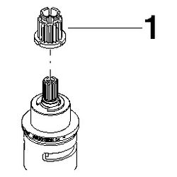 Dornbracht Umstellung 180 Grad, 29x57mm, 9090031630090... DORNBRACHT-9090031630090 4029011622403 (Abb. 1)