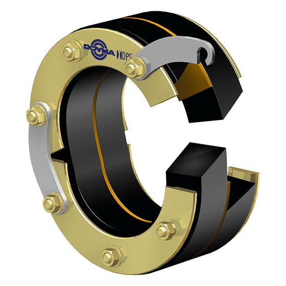 Doyma Dichtungseinsatz Curaflex Quick In C/S mit DPS, DN 130, 49-57mm, GGV/EPDM, 103205013000