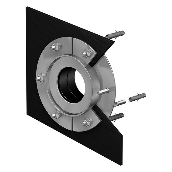 Doyma Dichtungseinsatz Curaflex F/2/SD/5, 58-67mm, DN 125, V2A/EPDM, 106506312520