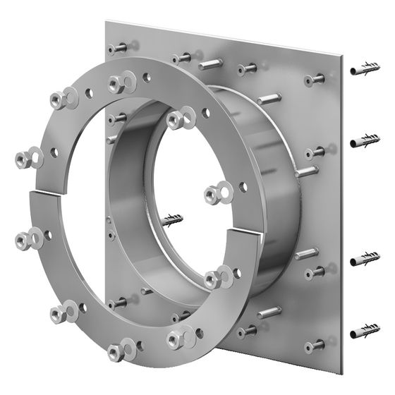 Doyma Futterrohr Curaflex 7005, DN 300, V4A, Stahl, 170530000040