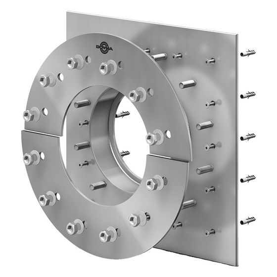 Doyma Futterrohr Curaflex 7006/T, DN 200, V4A, Stahl, 170620000048