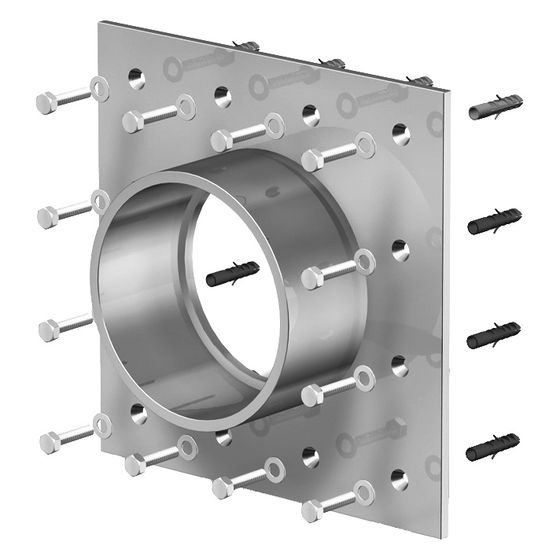Doyma Futterrohr Curaflex 8000, DN 450, V4A, Stahl, 180045000040