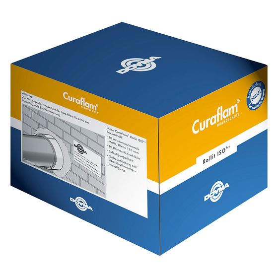Doyma Brandschutz-Wickelband Curaflam Rollit ISO Pro Box, 10.000mm Bandlänge, 125mm Bandbreite, 334200000002