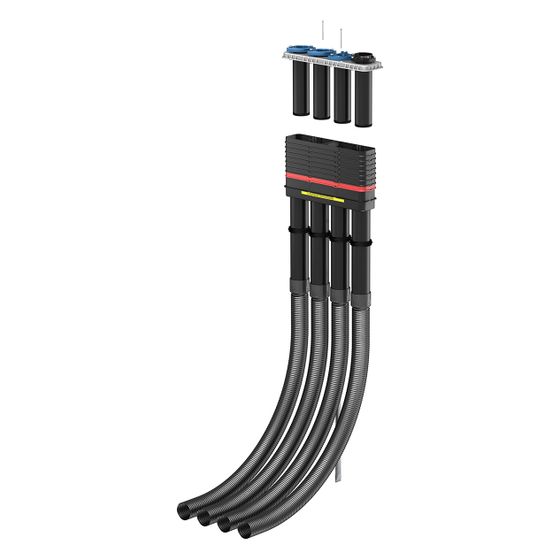 Doyma Mehrsparten-Hauseinführung Quadro-Secura Nova R4-I, 1x Jeschke 1