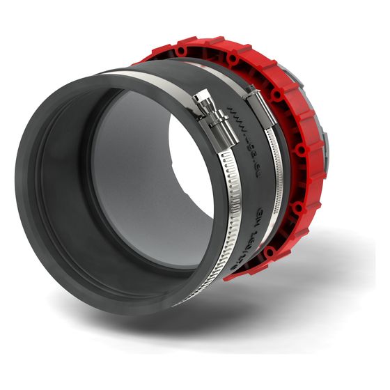 Doyma Systemdeckel UGA BKD150-D-MA150-160, 150-160mm, mit Muffe, Manschettentechnik, 414116015004