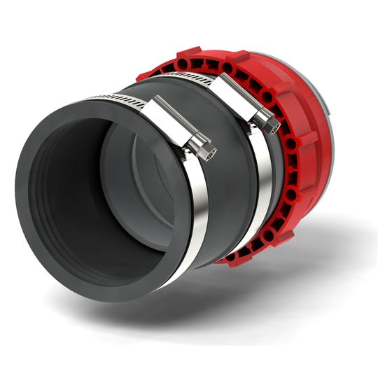 Doyma Systemdeckel UGA BKD90-D-MA100-112, 100-112mm, mit Muffe, Manschettentechnik, 414111009004