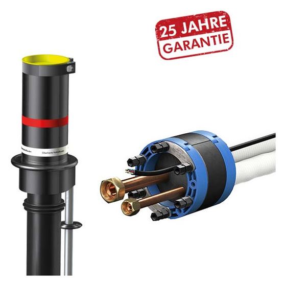 Doyma Hauseinführung Quadro-Secura BHP für Split-Wärmepumpe, 10m, 3/8