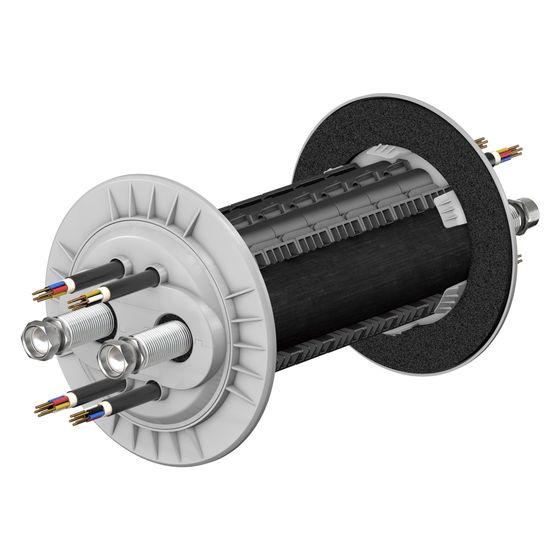 Doyma Wanddurchführung DoymaFix Connect HP/O, inkl. 2x Edelstahl-Flexschlauch DN 25xG 1