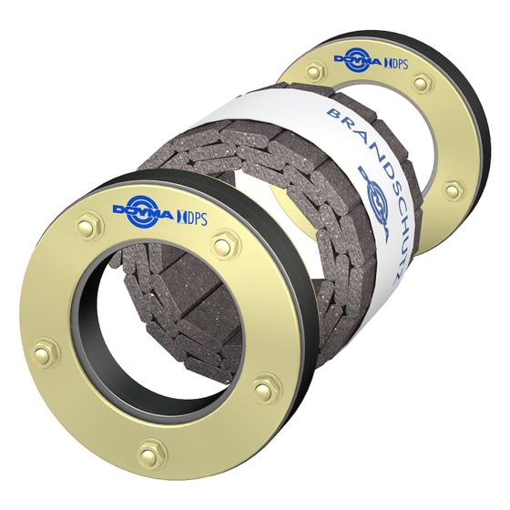 Doyma Brandschutz-Durchführung Curaflam 2xA BSHB, DN 200, 136-145mm, GGV/EPDM, 307714020000