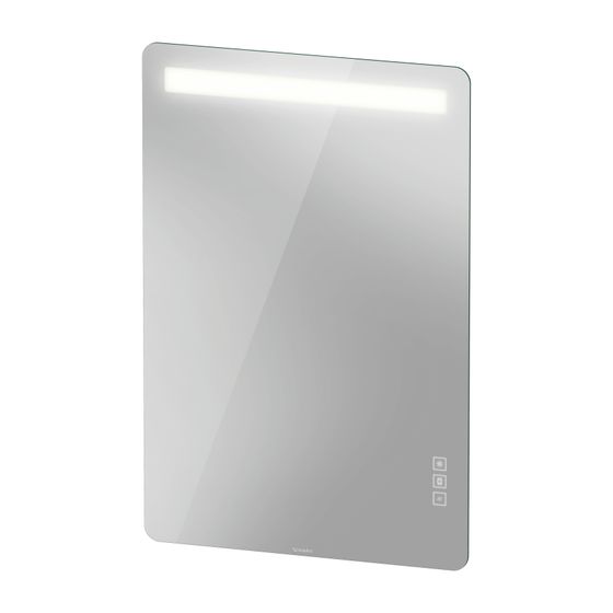 Duravit Luv Spiegel Wandmontage 38x800x1200mm, LED oben, 38W, Betätigung berührungslos unten/vorne/R mit Dimmfunktion