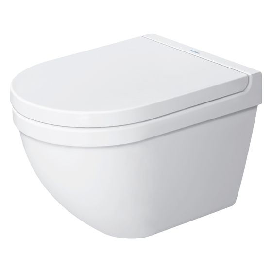 Duravit Starck 3 Wand-WC 485x375x375mm, Weiß Hochglanz, 4,5l, Tiefspüler, geschlossen, waagerecht