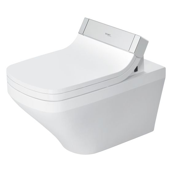 Duravit DuraStyle Wand-WC für Dusch-WC-Sitz 620x376x355mm, Weiß Hochglanz, 4,5l, Tiefspüler, geschlossen, waagerecht