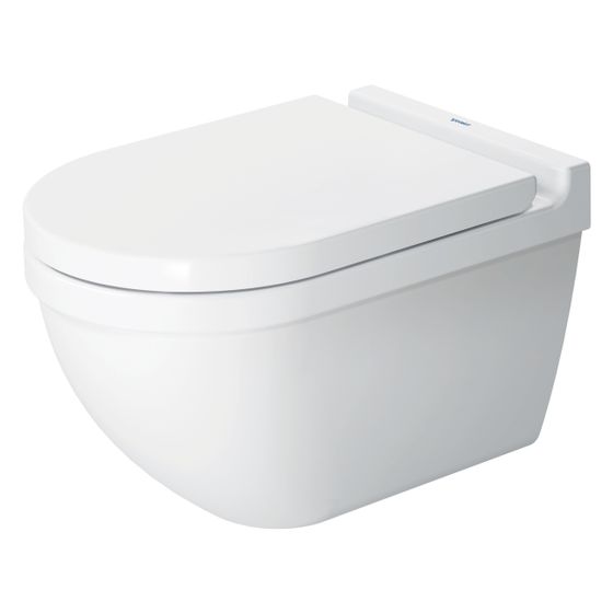 Duravit Starck 3 Wand-WC 540x365x380mm, Weiß Hochglanz, 4,5l, WonderGliss, Tiefspüler, geschlossen, waagerecht