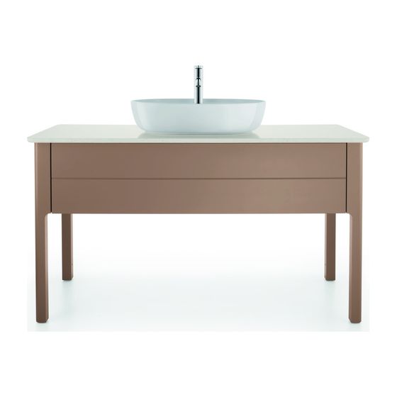Duravit Luv Aufsatzbecken 600mm, Weiß Hochglanz, DuraCeram, Oval, mit HLB ohne Überlauf