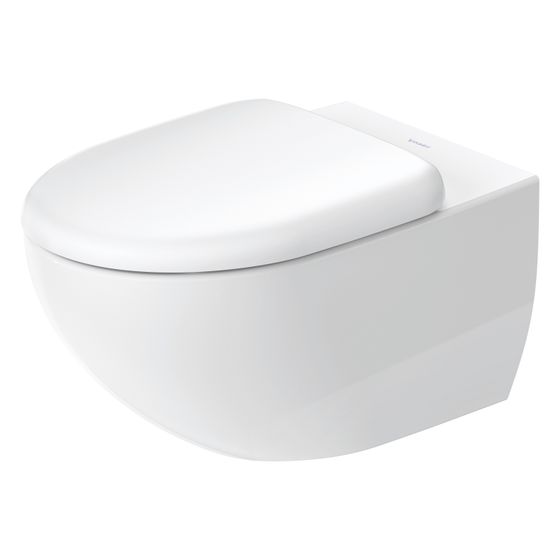Duravit Architec Wand-WC 575x365x310mm, Weiß Hochglanz, 4,5l, Tiefspüler, geschlossen, waagerecht