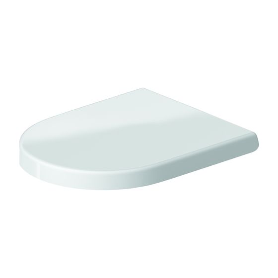 Duravit Darling New WC-Sitz Weiß Hochglanz, 371x42x459mm, mit Absenkautomatik, Sitzgarnitur abnehmbar, überlappend