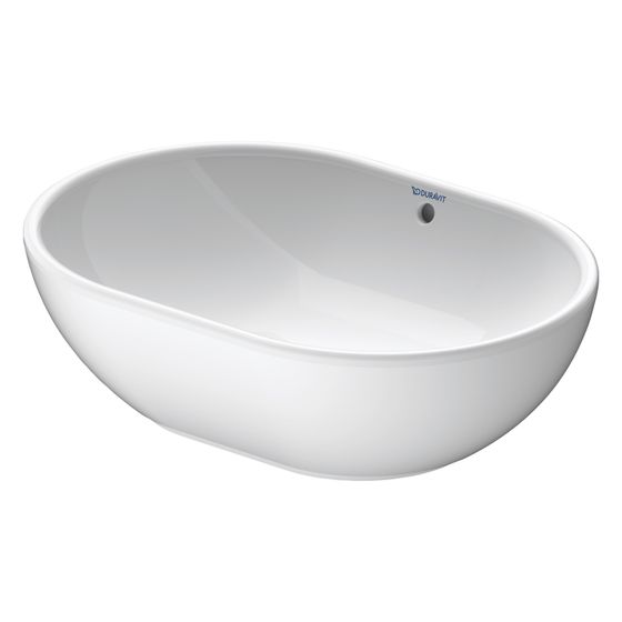 Duravit Design Classics Aufsatzbecken 495mm, Weiß Hochglanz, WonderGliss, Oval, ohne HLB, mit Überlauf