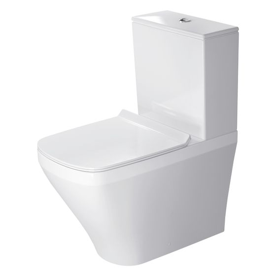 Duravit DuraStyle Stand WC für Kombination 630x370x420mm, Weiß Hochglanz, WonderGliss, 4,5l, Tiefspüler, geschlossen, waagerecht