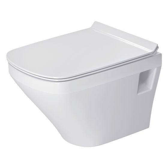 Duravit DuraStyle Wand-WC 480x370x350mm, Weiß Hochglanz, 4,5l, Tiefspüler, geschlossen, waagerecht
