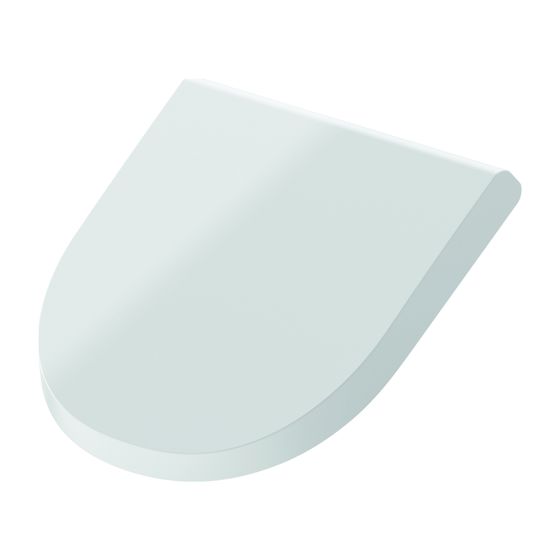 Duravit Urinal Deckel ME by Starck Weiß, 334x307x35mm, mit Absenkautomatik, Chrom Scharnier