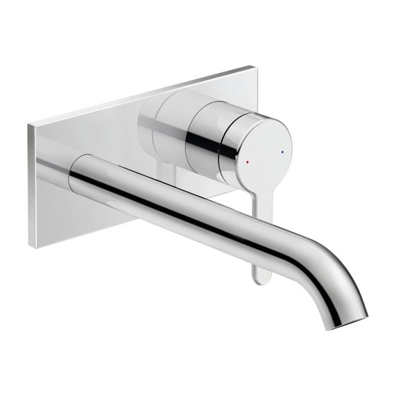 Duravit C.1 Einhebel-Waschtischmischer, Chrom, 5l/min, Hebelgriff, Ausladung 225mm, Höhe 74mm