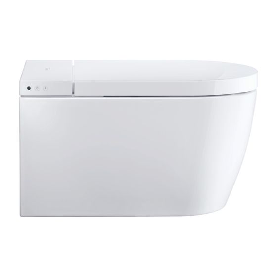 Duravit SensoWash Starck F Kompakt Dusch-WC 575x378x405mm, Weiß glänzend, 4,5l, Tiefspüler, rimless, Thermoplast, App/FB