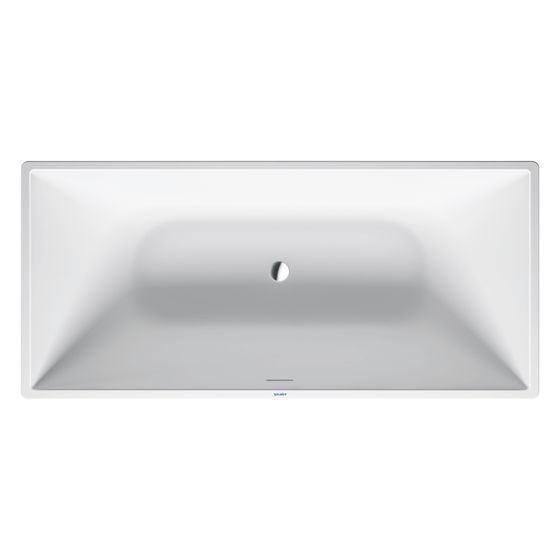 Duravit DuraSquare Badewanne 485x750x1600mm, 160l, Mattweiß, Rechteckig, Freistehend, 2 Rückenschrägen Nahtlose Verkleidung