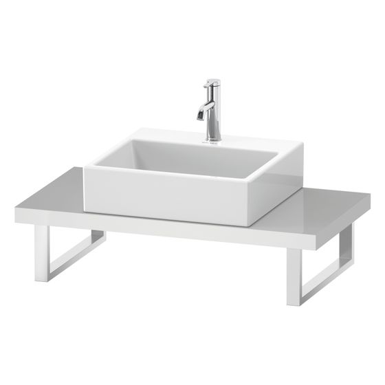 Duravit DuraStyle Konsole variabel 480x800-2000x45mm, wandhäng., Compact Natur Eiche Matt, ohne Konsolenträger, 1 Ausschnitt