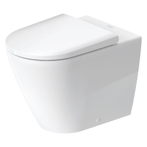 Duravit D-Neo Stand WC 580x370x400mm, Weiß Hochglanz, Back to wall, 4,5l, Tiefspüler, rimless, waagerecht