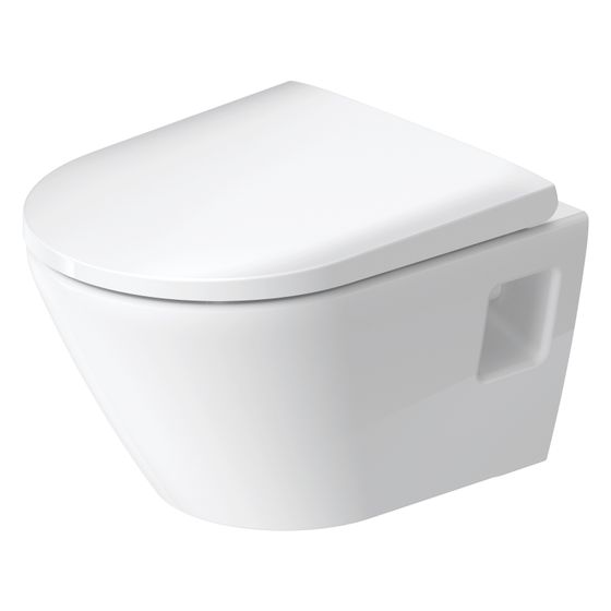 Duravit D-Neo Wand-WC 480x370x400mm, Weiß Hochglanz, 4,5l, Tiefspüler, rimless, waagerecht
