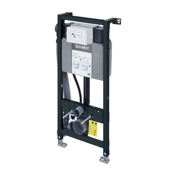Duravit Installationselement Trockenbau für WC DuraSystem 155x500x1148mm, Geruchsabsaugung, Hygienespülung, Dual Flush, 3/6l