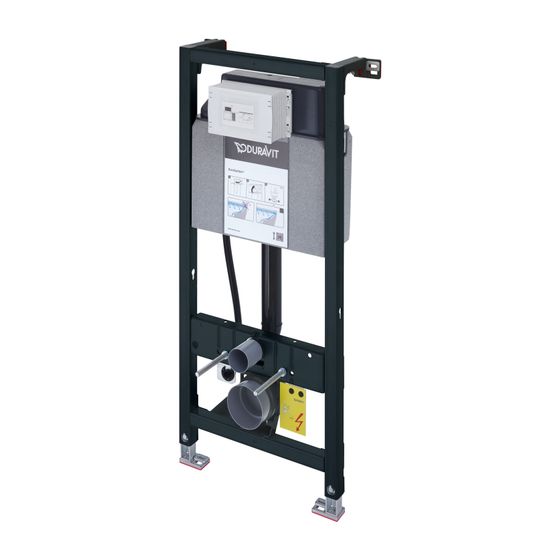 Duravit Installationselement Trockenbau für WC DuraSystem 155x500x1148mm, HYG, Höhenver.240mm, Spülbedienung vorne, 3/6l