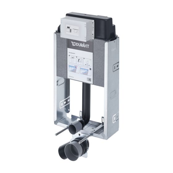 Duravit Installationselement Nasseinbau für WC DuraSystem 153x445x915mm, Nasseinbau, Ausladung 700mm, vorne, Spülme. einstellbar