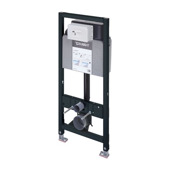 Duravit Installationselement Trockenbau Basic für WC DuraSystem 155x500x1148mm, Höhenver.240mm, Spülbedienung vorne, 3/6l