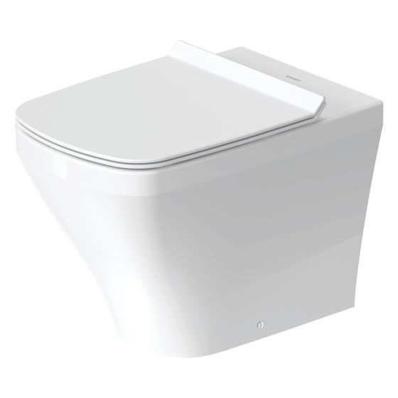 Duravit DuraStyle Stand WC 575x370x400mm, Weiß Hochglanz, WonderGliss, Back to wall, 4,5l, Tiefspüler, geschlossen, waagerecht