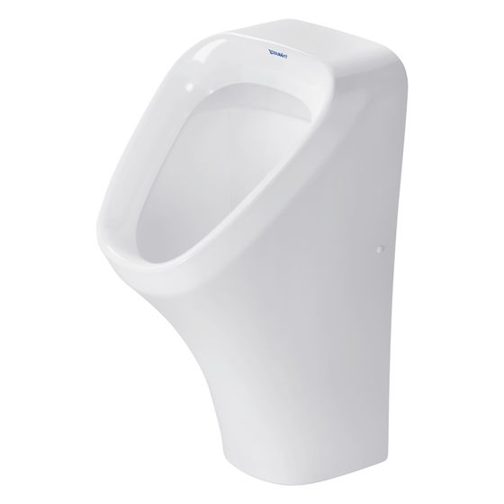 Duravit DuraStyle Urinal 340x300x560mm Weiß Hochglanz HYG geschlossen, Absauger, senkrecht, Zulauf hinten, waagerecht