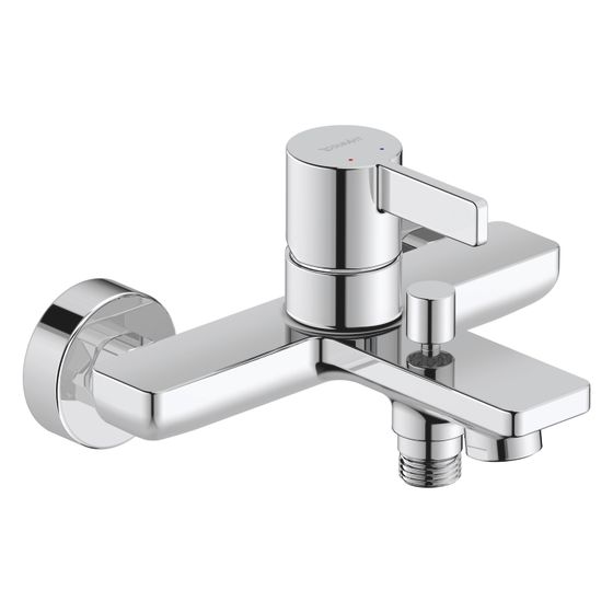 Duravit D-Neo Einhebel-Wannenmischer Aufputz, Chrom, 20,9l/min, S-Anschlüsse, 1/2