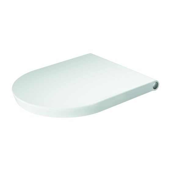 Duravit White Tulip WC-Sitz Weiß Hochglanz, 372x65x466mm, mit Absenkautomatik, Sitzgarnitur abnehmbar, überlappend