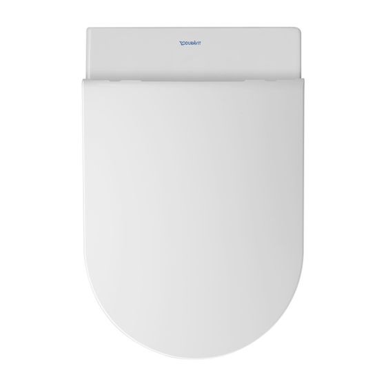 Duravit White Tulip Stand WC 580x370x420mm, Weiß Hochglanz, WonderGliss, Back to wall, 4,5l, Tiefspüler, rimless, waagerecht