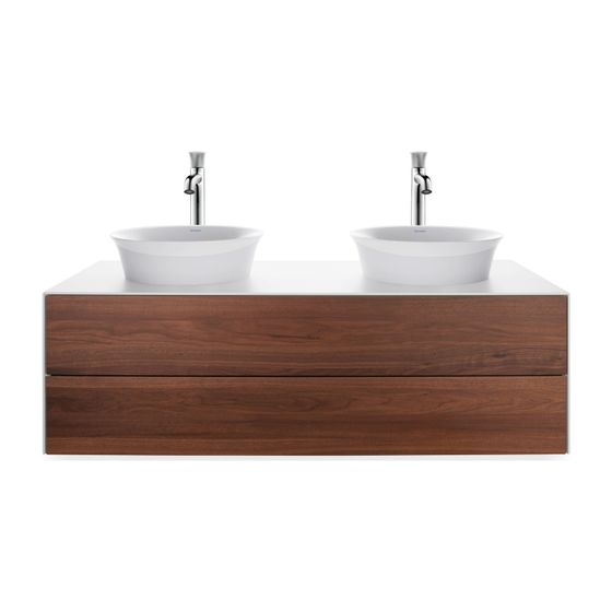Duravit White Tulip Aufsatzbecken 430mm, Weiß Hochglanz, DuraCeram, rund, ohne Überlauf und HLB