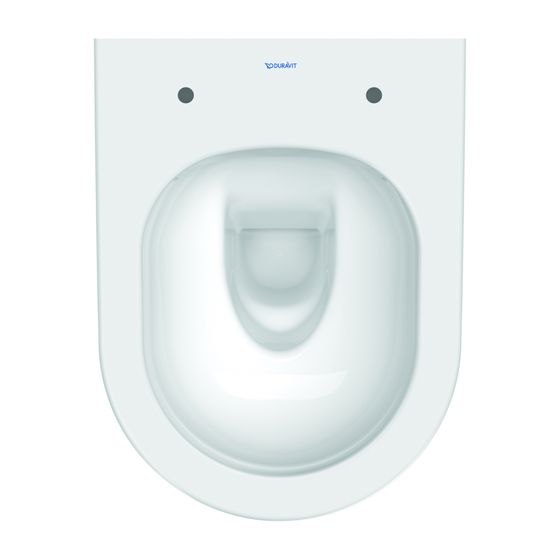Duravit D-Neo Wand-WC 480x370x400mm, Weiß Hochglanz, 4,5l, Tiefspüler, rimless, waagerecht