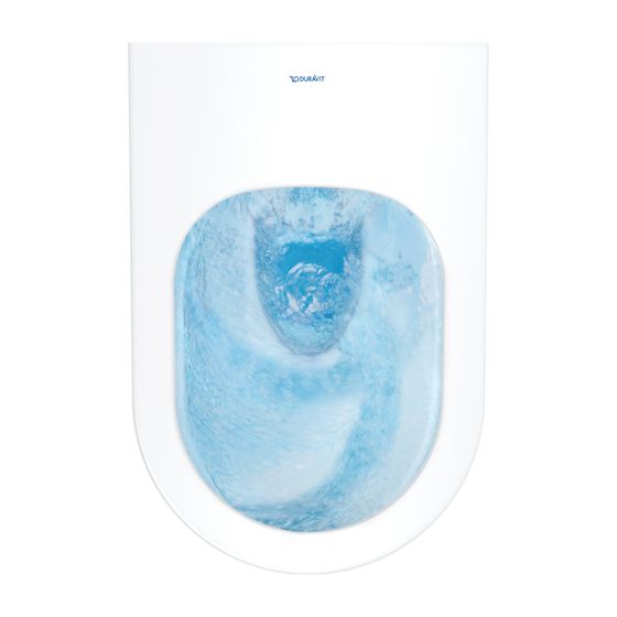 Duravit White Tulip Wand-WC 540x370x365mm, Weiß Hochglanz, 4,5l, HygieneGlaze, Tiefspüler, rimless, waagerecht
