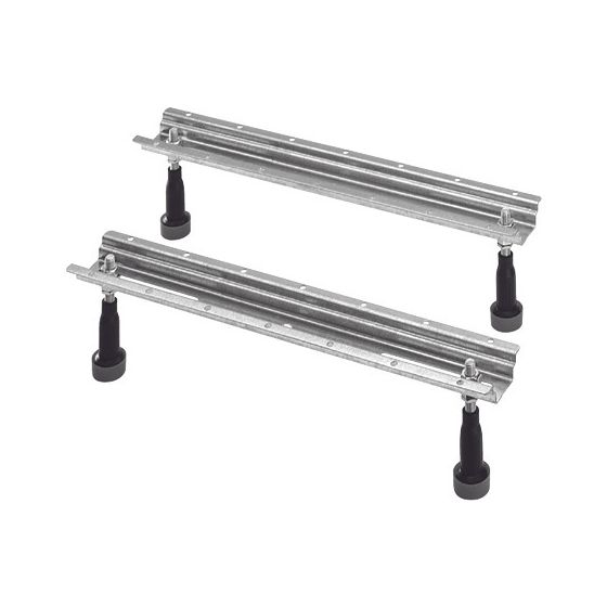 Duravit Fußgestell für Bade- und Duschwannen, Seitenlänge größer als 1000mm, Höhe 130-210mm, 2 Stück